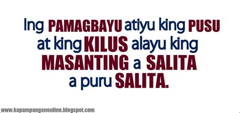 kapampangan slogan|7. 18 PICTURESQUE KAPAMPANGAN EXPRESSIONS.
